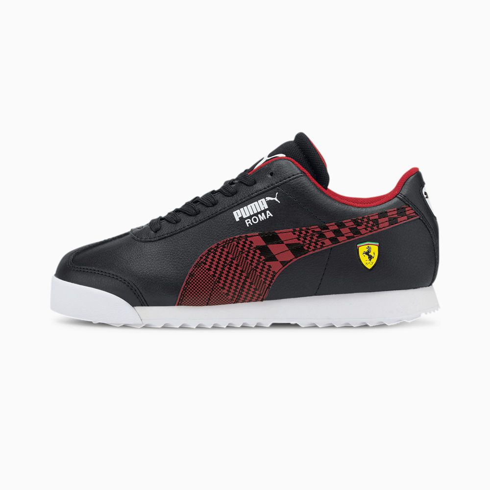 Puma Scuderia Ferrari Roma Lány Sportcipő - Fekete ( Hungary - QNKVM1532 )